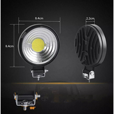 Proiector LED auto LED COB Andowl Q ZD563 putere 30W ROTUND