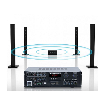 Amplificator sunet Q GF777 300 W cu Bluetooth si functie Karaoke