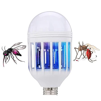 Bec 2 in 1 cu lampa UV impotriva insectelor