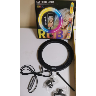 Lampa circulara profesionala LED Ring Light RGB Andowl Q MG34 diametru 26 cm Lampa circulara profesionala LED Ring Light RGB Andowl Q MG34 diametru 26 cm