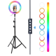 Lampa circulara profesionala LED Ring Light RGB Andowl Q MG34 diametru 26 cm Lampa circulara profesionala LED Ring Light RGB Andowl Q MG34 diametru 26 cm