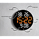 Ceas de perete electronic RD A329 afisaj VERDE temperatura umiditate data