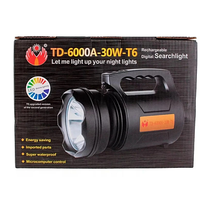 Lanterna puternica de mana TD 6000A LED T6 30W