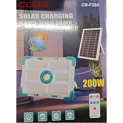 Proiector solar COBA CB F280 putere 200W si 280 LED