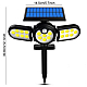 Lampa solara cu inductie SH-1206B si panou Solar Integrat 3 Capete Reglabile