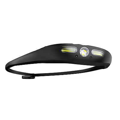 Lanterna Cap Frontala Andowl QTD160 Banda Flexibila LED XPG COB Senzor 