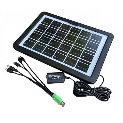 Panou solar portabil CL-680 6V 8W cu Port multi USB