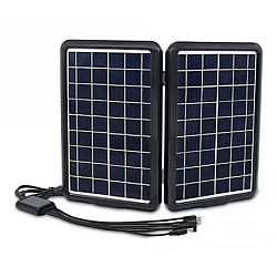 Panou solar EP-1812 portabil cu functie incarcare telefoane si intrare USB 12W