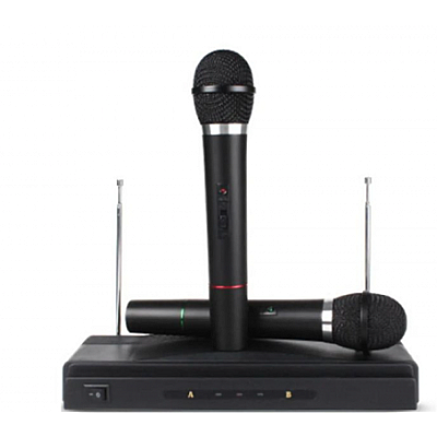 Set 2 microfoane wireless karaoke MIC590