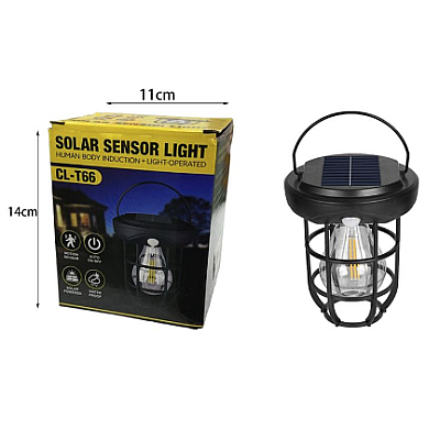 Lampa solara portabila CL T66 cu 3 led COB