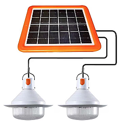 Set 2 lampi solare tip BEC pentru curte terasa camping Solar Charged UFO
