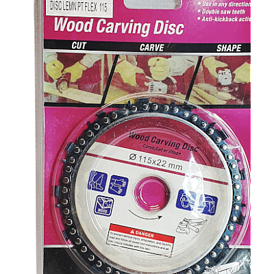 Disc flex lemn cu lant drujba polizor unghiular 115 x 22  diametru 4'' MX456