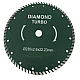Disc diamantat pentru faianta 230 x 2.0 x 22.23 verde MX547