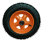 Roata roaba 350-8 cu rulment SPITE portocalie, MX277