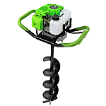 Motoburghiu benzina Craft Tec 4.5 kW 6 CP 58 CC rezervor 1.2 l verde MX200 motor 2 timpi diametru burghiu 150 mm