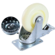 Roata Pivotanta 4" Alba Cu Frana Roata Pivotanta 4" Alba Cu Frana