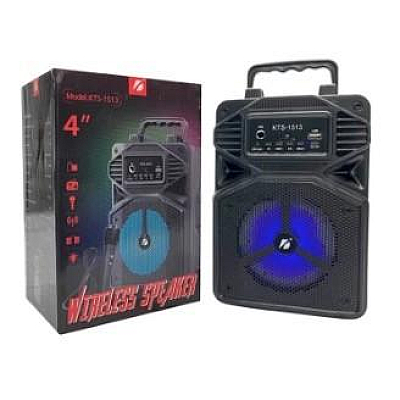 Difuzor Woofer KTS 1513 Portabil pentru Exterior cu Functii Bluetooth MP3 si Karaoke