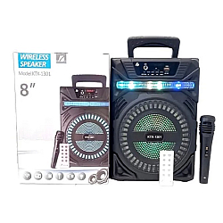 Boxa Portabila GTS-1301 Karaoke cu Microfon si Telecomanda