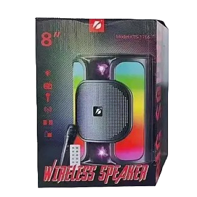Boxa Portabila 8" KTS-1766 RGB cu Microfon si Telecomanda