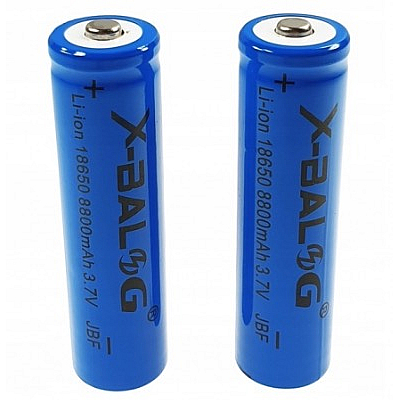 Set 2 Acumulatori 8800 mAH 4.2 V Li-ion model 18650