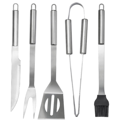 Set de 10 ustensile pentru gratar din Inox cu Husa de Depozitare Set de 10 ustensile pentru gratar din Inox cu Husa de Depozitare