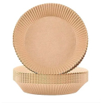 Set 50 hartii de copt ROTUNDE pentru friteuza Unica folosinta 16x4.5 cm Maro Set 50 hartii de copt ROTUNDE pentru friteuza Unica folosinta 16x4.5 cm Maro