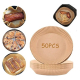 Set 50 hartii de copt ROTUNDE pentru friteuza Unica folosinta 16x4.5 cm Maro Set 50 hartii de copt ROTUNDE pentru friteuza Unica folosinta 16x4.5 cm Maro
