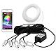 Kit Lumini ambientale auto 5 LED x 6 m neon RGB, aplicatie prin Bluetooth