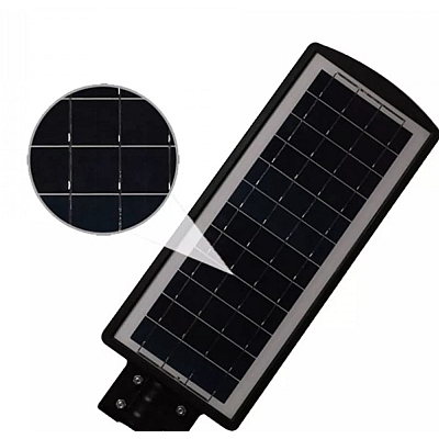 Proeictor solar 300W LED stradal cu panou solar integrat si senzor de miscare