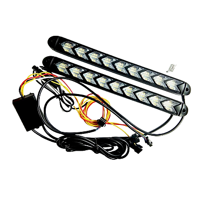 Set 2 Lumini LED pentru semnalizare cu sageti schimbare de culoare