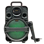Boxa Portabila 8" QS-1806 RGB cu Microfon 