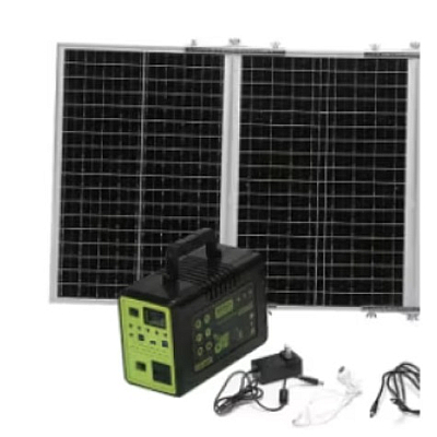 Kit solar GD-8001 Proiector Radio cu panou solar si 4 Becuri