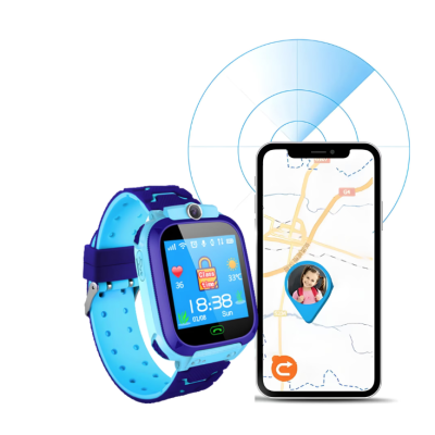 Ceas inteligent smart watch pentru copii cu urmarire GPS si apeluri BAIETEL