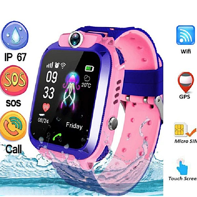 Ceas inteligent smart watch pentru copii cu urmarire GPS si apeluri FETITA