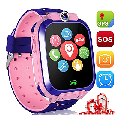 Ceas inteligent smart watch pentru copii cu urmarire GPS si apeluri FETITA