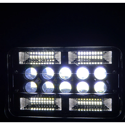 Proiector LED auto 192W cu 46 led uri