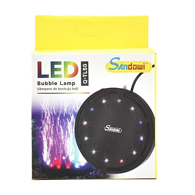 Lampa LED pentru acvariu Andowl Q TL50 cu bule iluminare RGB