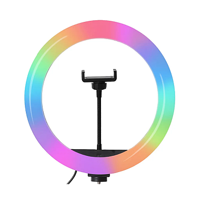 Lampa circulara profesionala LED Ring Light RGB Andowl Q MG34