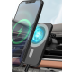 Suport telefon auto Andowl Q PD21 negru cu incarcare wireless reglabil Suport telefon auto Andowl Q PD21 negru cu incarcare wireless reglabil