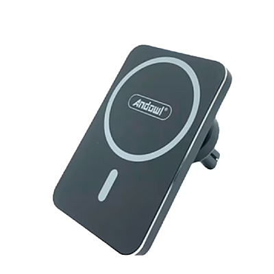 Suport telefon auto Andowl Q PD21 negru cu incarcare wireless reglabil