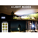 Lanterna de mana 8 LED+COB cu incarcare solara si USB Q SD623