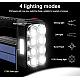 Lanterna de mana 8 LED+COB cu incarcare solara si USB Q SD623