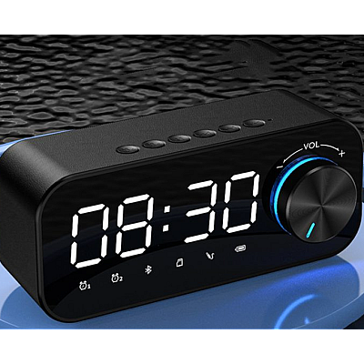 Boxa Portabila cu Ceas Alarma Radio USB Mp3 Bluetooth Andowl QYX126