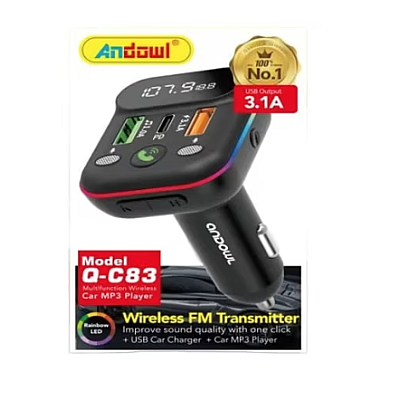 Modulator FM Bluetooth 5.3 Tip Transmitator FM Q C83