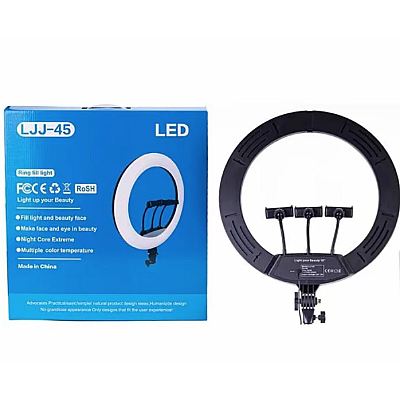 Lampa Circulara LJJ-45 Ring Light Diametru 26cm/10 Inch LED Trepied Extensibil