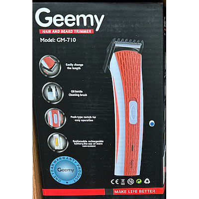 Aparat de tuns parul si barba trimmer Geemy GM 710