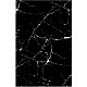 Panou decorativ autocolant YP88 30x60 cm Marmura Neagra