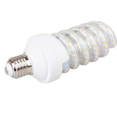 Bec led SMD spiralat E27 20W lumina rece