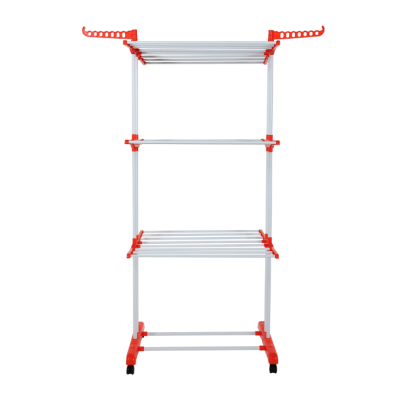 Uscator de rufe vertical pliabil cu suport de umerase Portocaliu Uscator de rufe vertical pliabil cu suport de umerase Portocaliu