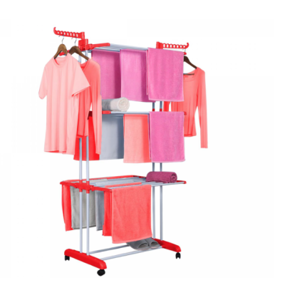 Uscator de rufe vertical pliabil cu suport de umerase Portocaliu Uscator de rufe vertical pliabil cu suport de umerase Portocaliu